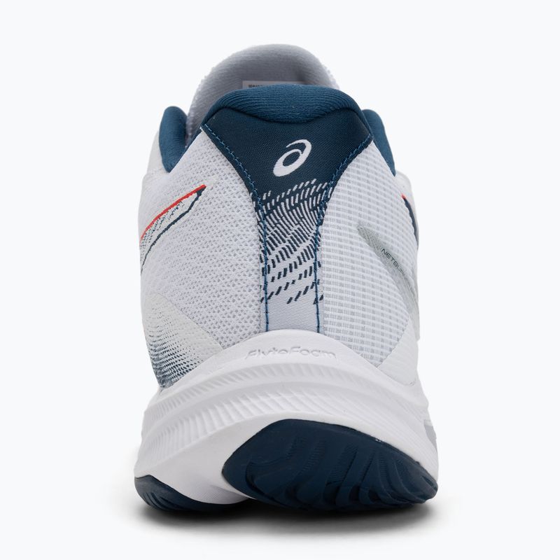 Vyriški batai ASICS Netburner Ballistic FF 4 balta/mako mėlyna 6