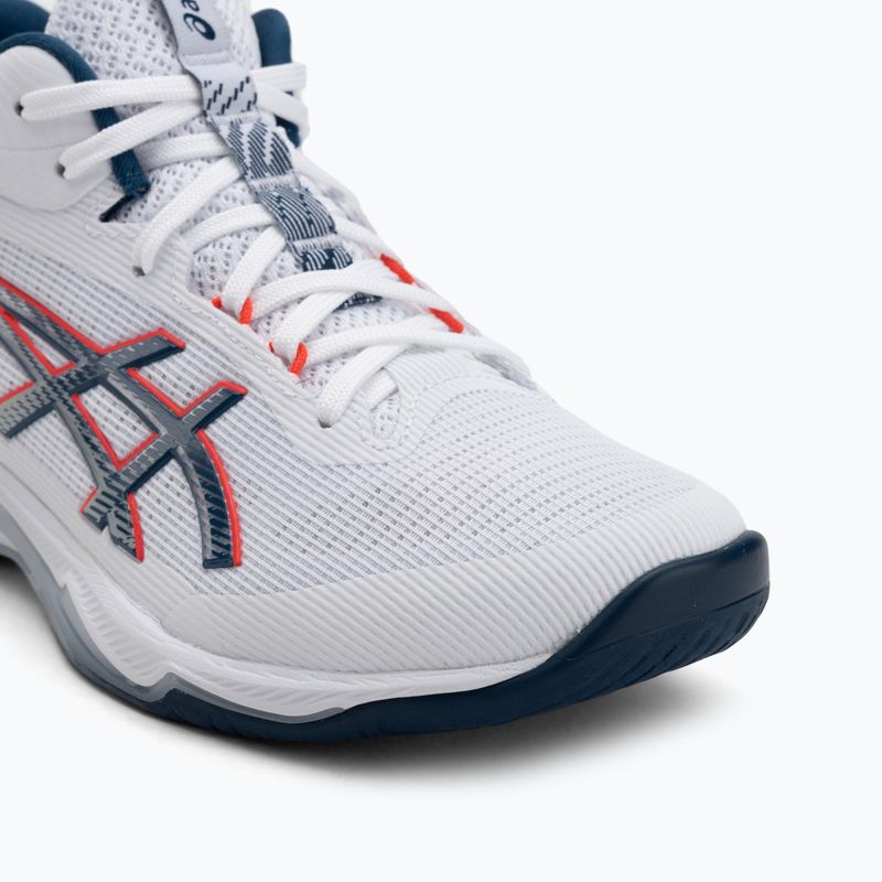 Vyriški batai ASICS Netburner Ballistic FF 4 balta/mako mėlyna 7