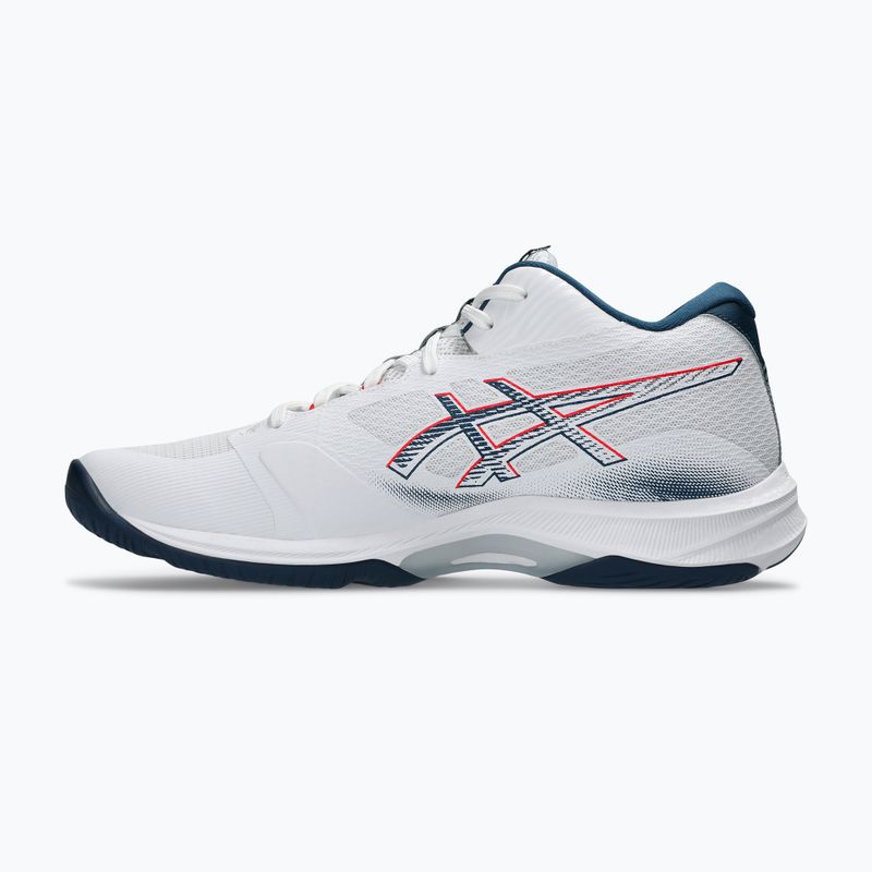 Vyriški batai ASICS Netburner Ballistic FF 4 balta/mako mėlyna 9