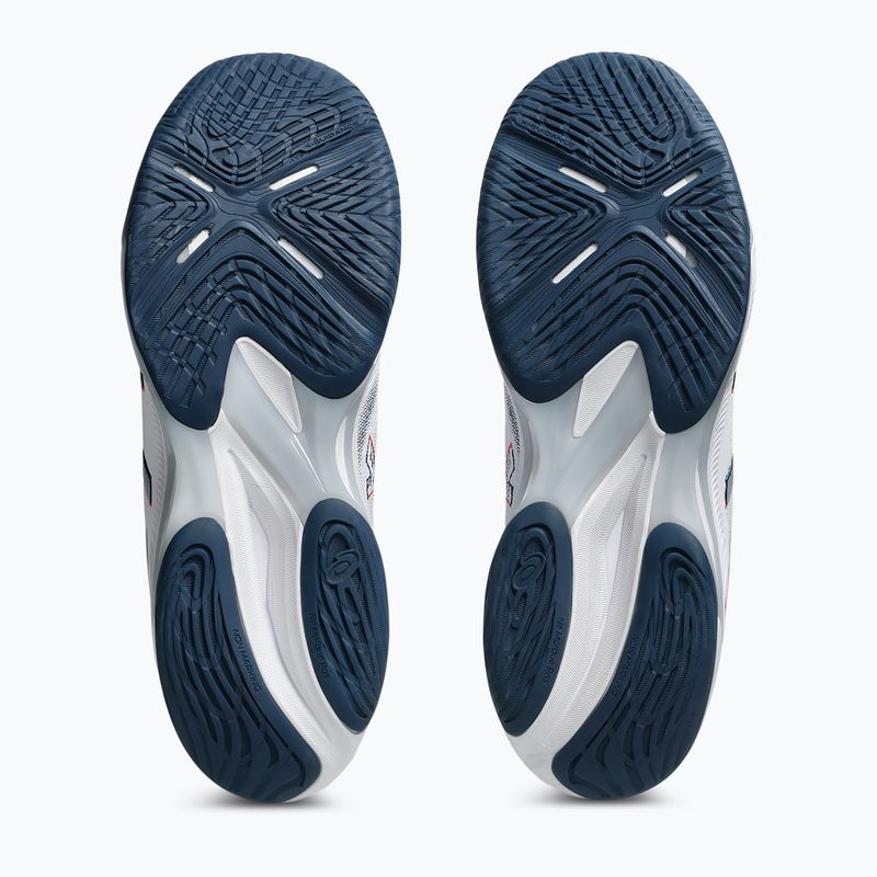 Vyriški batai ASICS Netburner Ballistic FF 4 balta/mako mėlyna 10