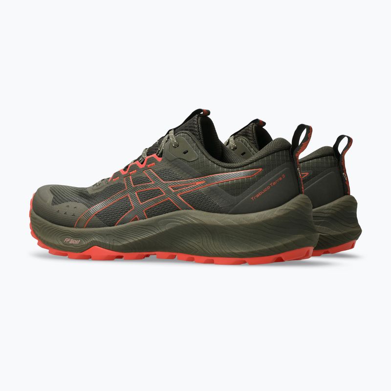 Vyriški bėgimo batai ASICS Trabuco Terra 3 brown stone/spicy red 4