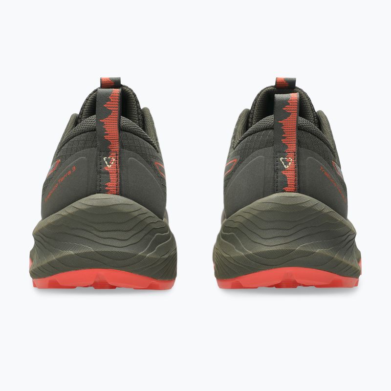 Vyriški bėgimo batai ASICS Trabuco Terra 3 brown stone/spicy red 5