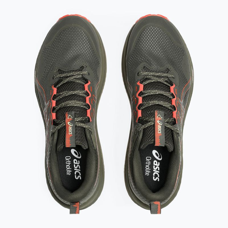 Vyriški bėgimo batai ASICS Trabuco Terra 3 brown stone/spicy red 6