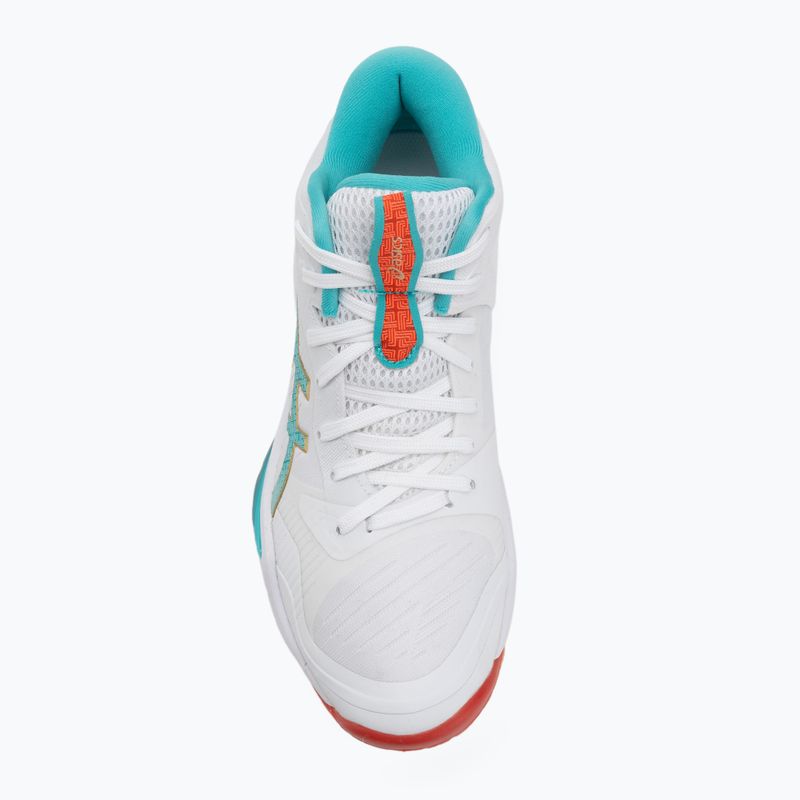 Moteriški tinklinio batai Asics Sky Elite FF MT 3 balti/jūros stiklas 5