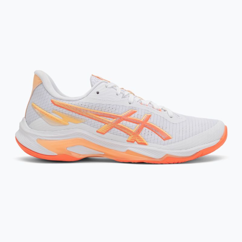 Moteriški tinklinio batai ASICS Netburner Ballistic FF 4 white/vivid coral 2
