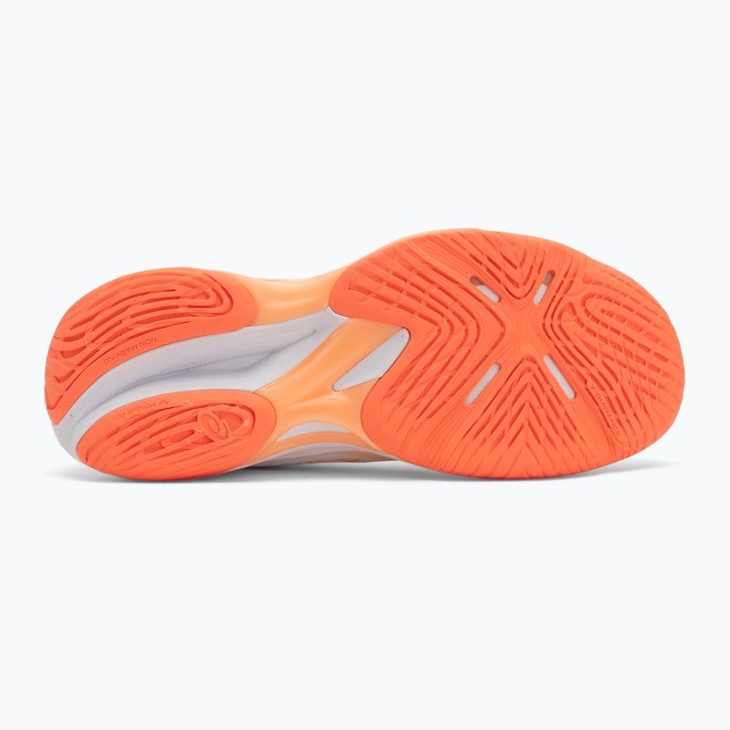 Moteriški tinklinio batai ASICS Netburner Ballistic FF 4 white/vivid coral 4