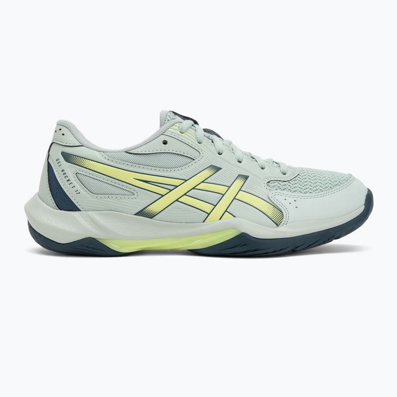 Vyriški tinklinio batai ASICS Gel-Rocket 12 lichen rock/tranquil teal 2