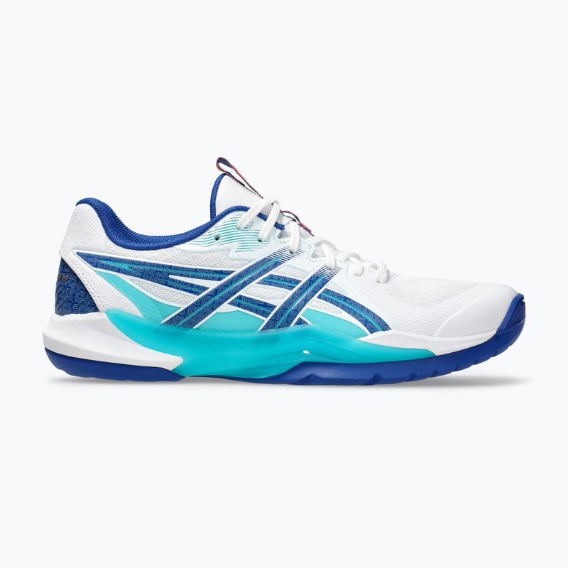 Vyriški tinklinio batai ASICS Powerbreak FF balti/asics mėlyni 8