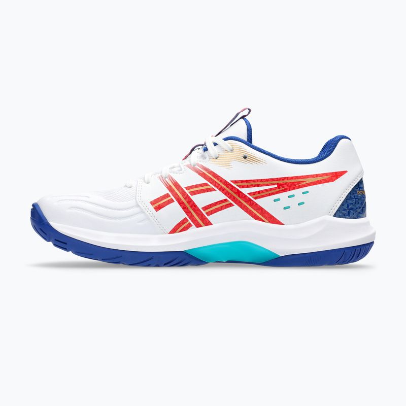 Vyriški tinklinio batai ASICS Powerbreak FF balti/asics mėlyni 9