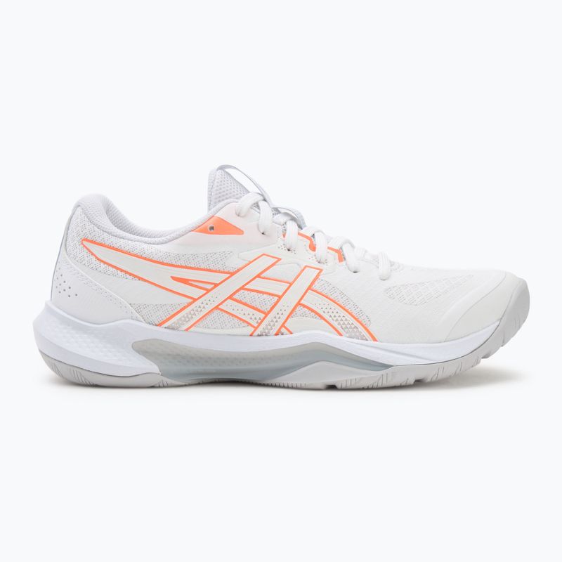 Moteriški tinklinio batai ASICS Gel-Tactic 13 white/vivid coral 2