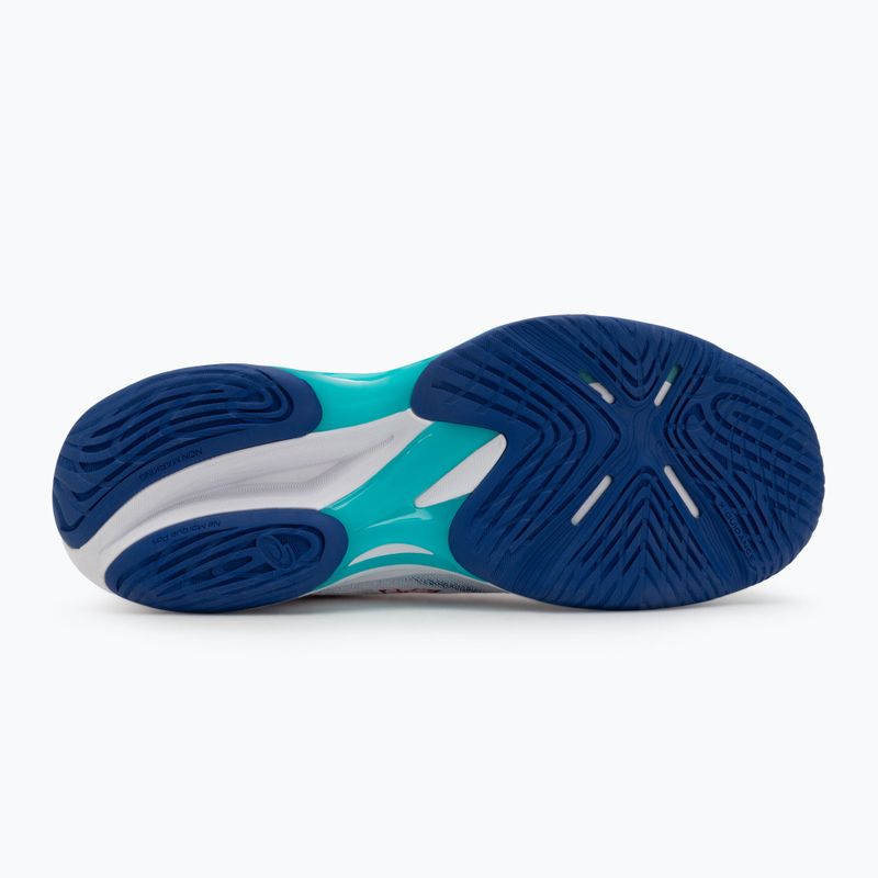Vyriški tinklinio batai ASICS Netburner Ballistic FF 4 balti/asics mėlyni 4