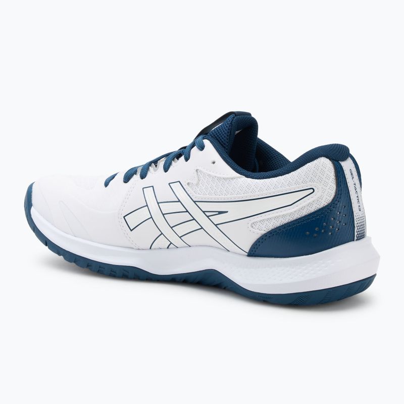 Vyriški tinklinio batai ASICS Gel-Tactic 13 white/mako blue 3