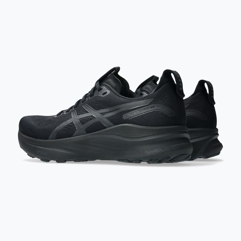 ASICS Gel-Kayano 32 vyriški bėgimo bateliai juoda/grafitinė pilka 4