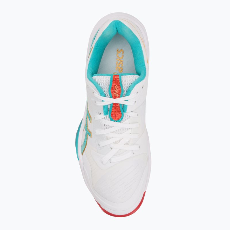 Moteriški tinklinio batai ASICS Sky Elite FF 3 balti/jūros stiklas 5