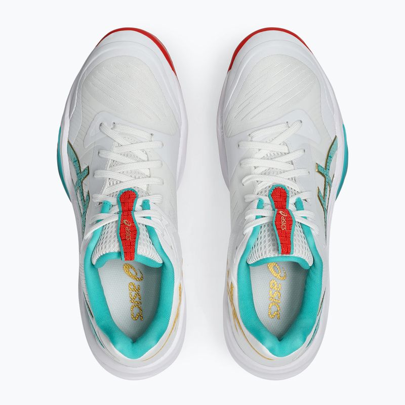 Moteriški tinklinio batai ASICS Sky Elite FF 3 balti/jūros stiklas 14