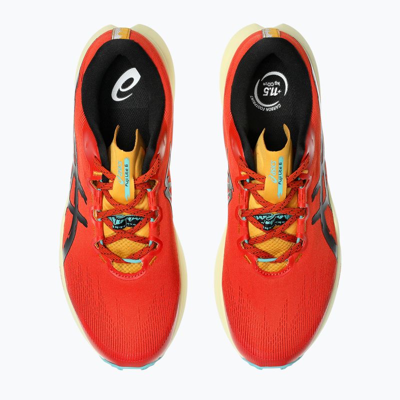 Vyriški bėgimo batai ASICS Fuji Lite 6 red clay/black 14