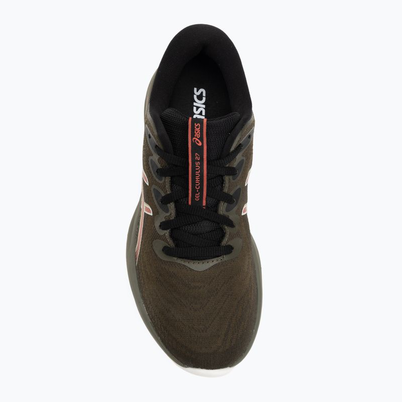 Moteriški bėgimo batai ASICS Gel-Cumulus 27 GTX brown stone/dark pink clay 5