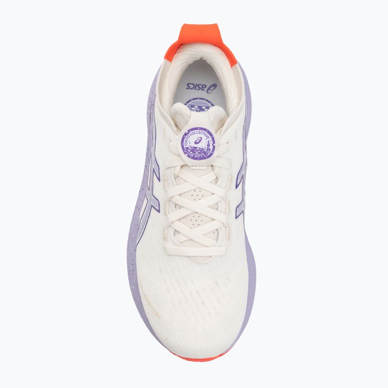 Moteriški bėgimo batai Asics Gel-Nimbus 27 Tokyo cream/edo purple 5