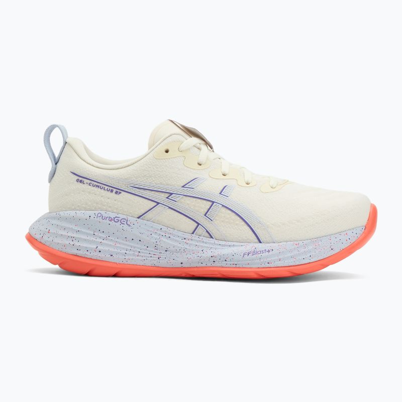 Moteriški bėgimo batai ASICS Gel-Cumulus 27 Tokyo cream/edo purple 2