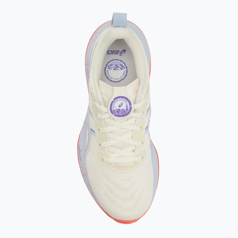 Moteriški bėgimo batai ASICS Gel-Cumulus 27 Tokyo cream/edo purple 5