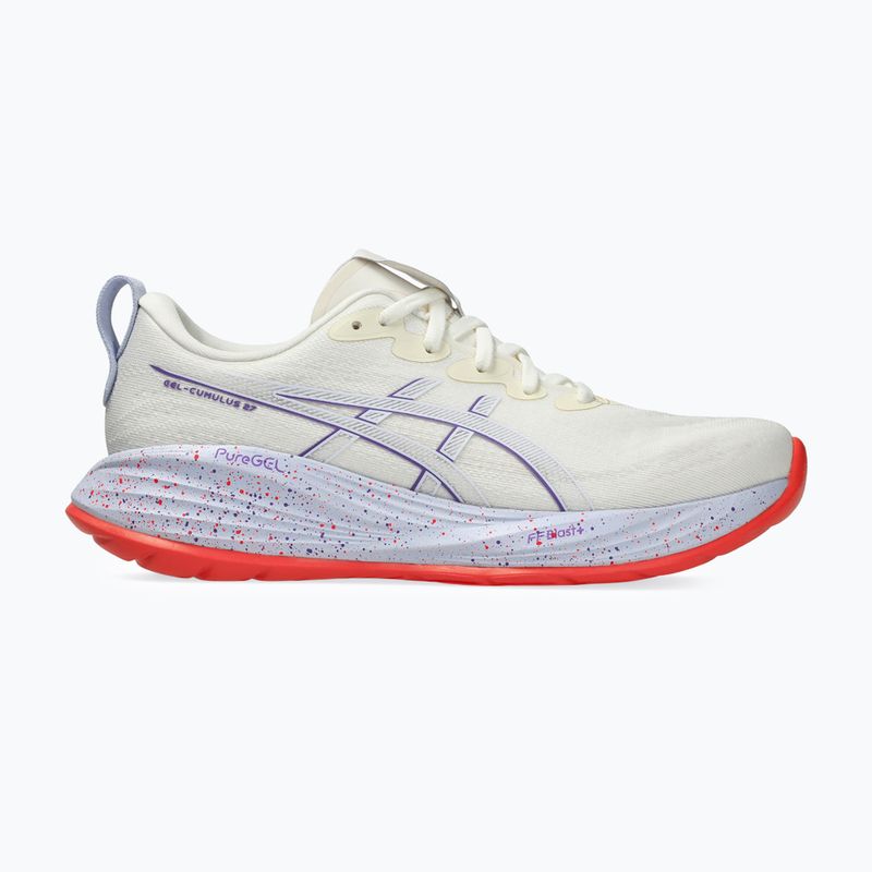 Moteriški bėgimo batai ASICS Gel-Cumulus 27 Tokyo cream/edo purple 8