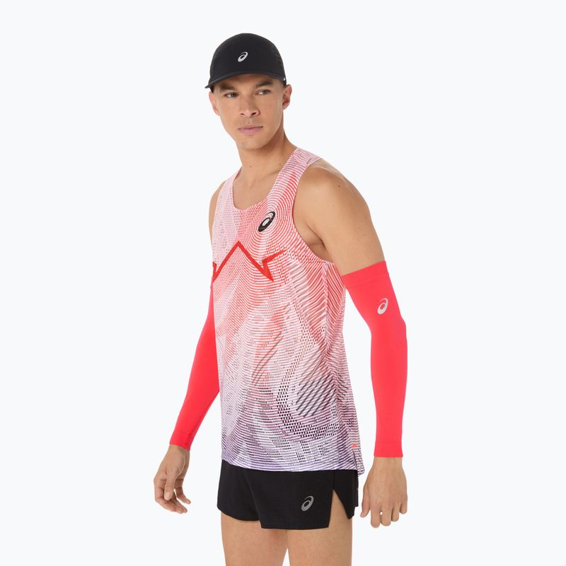 Vyriški bėgimo marškinėliai ASICS Metaspeed Singlet flash red 4