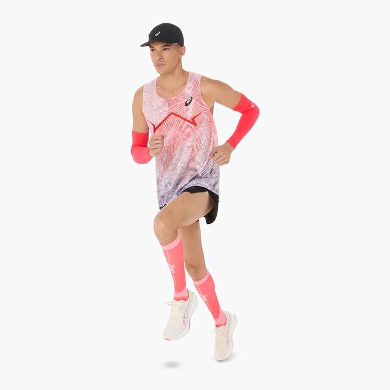 Vyriški bėgimo marškinėliai ASICS Metaspeed Singlet flash red 6