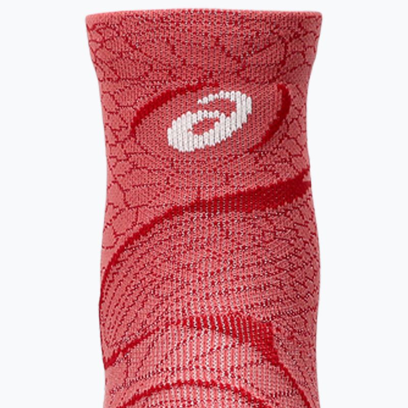 Kojinės ASICS Performance Run dark pink clay 3