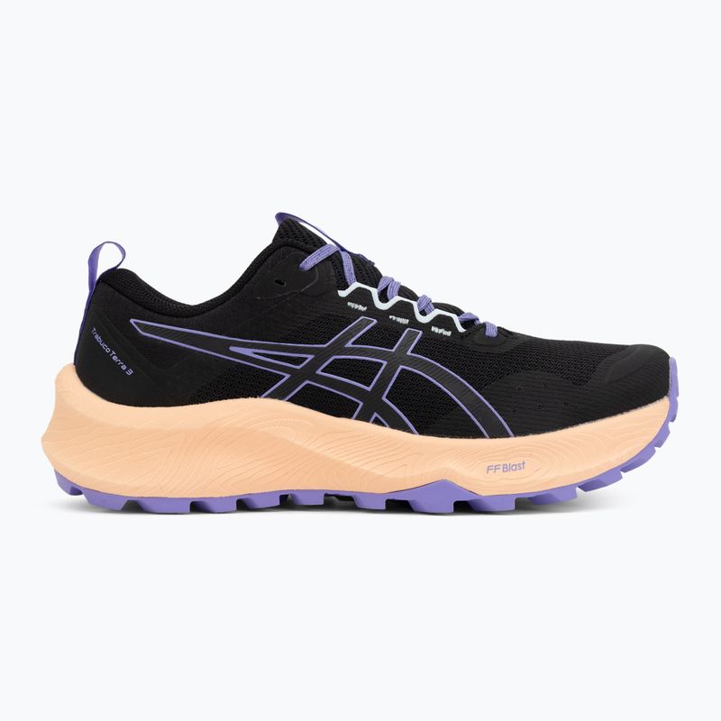 Moteriški bėgimo bateliai ASICS Trabuco Terra 3 black/amethyst 2