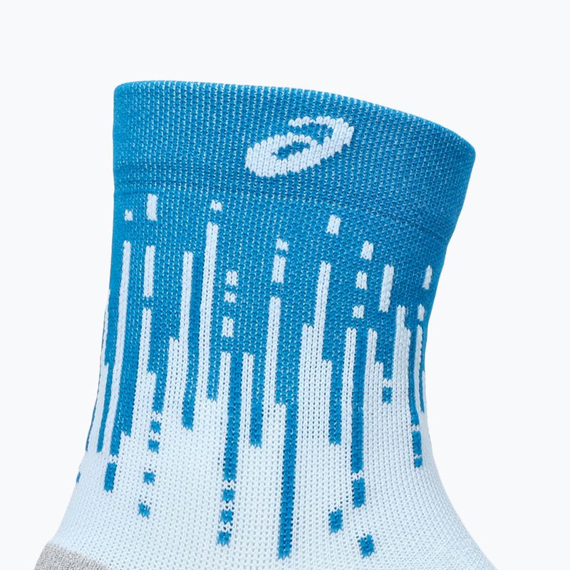 Kojinės ASICS Performance Run Quarter Aegean Blue/Arctic Blue 3