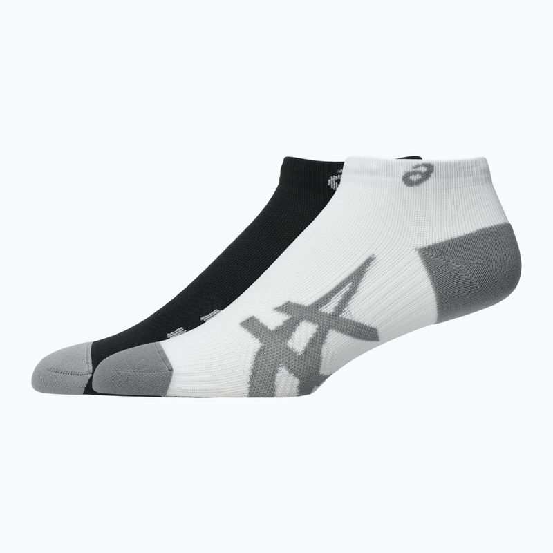 Kojinės ASICS Lightweight Run Ankle 2 poros performance black/brilliant white 2