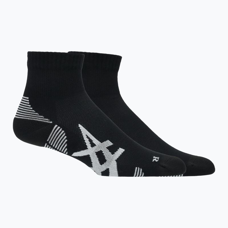 Kojinės ASICS Cushioned Quarter 2 poros performance black