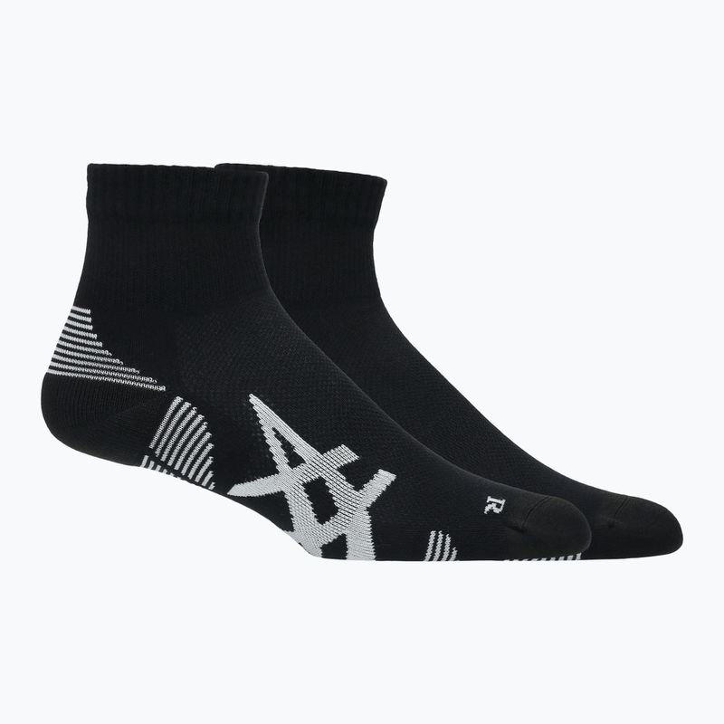 Kojinės ASICS Cushioned Quarter 2 poros performance black/performance black