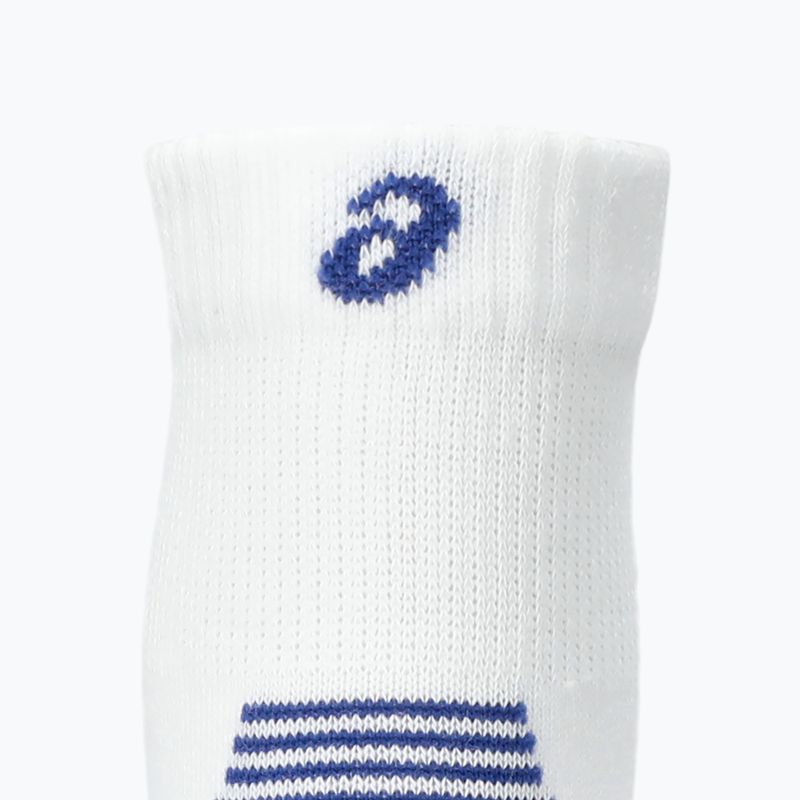 Kojinės ASICS Cushioned Quarter 2 poros Brilliant White/ASICS Blue 3