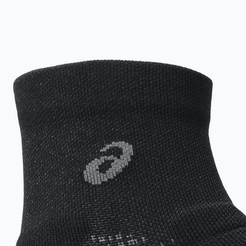 Kojinės ASICS Performance Run Quarter performance black 3