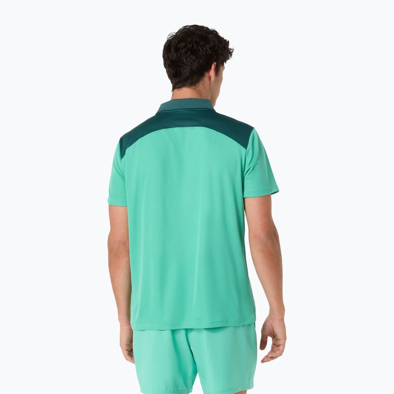 Vyriški polo marškinėliai ASICS Court Polo aurora green 3