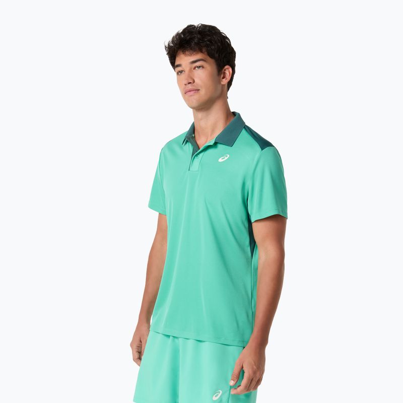 Vyriški polo marškinėliai ASICS Court Polo aurora green 4