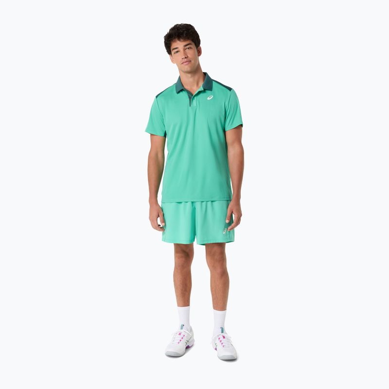 Vyriški polo marškinėliai ASICS Court Polo aurora green 5