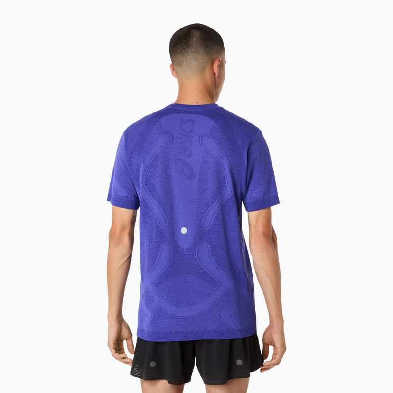 Vyriški bėgimo marškinėliai ilgomis rankovėmis ASICS Road Seamless LS cobalt burst/eggplant 3