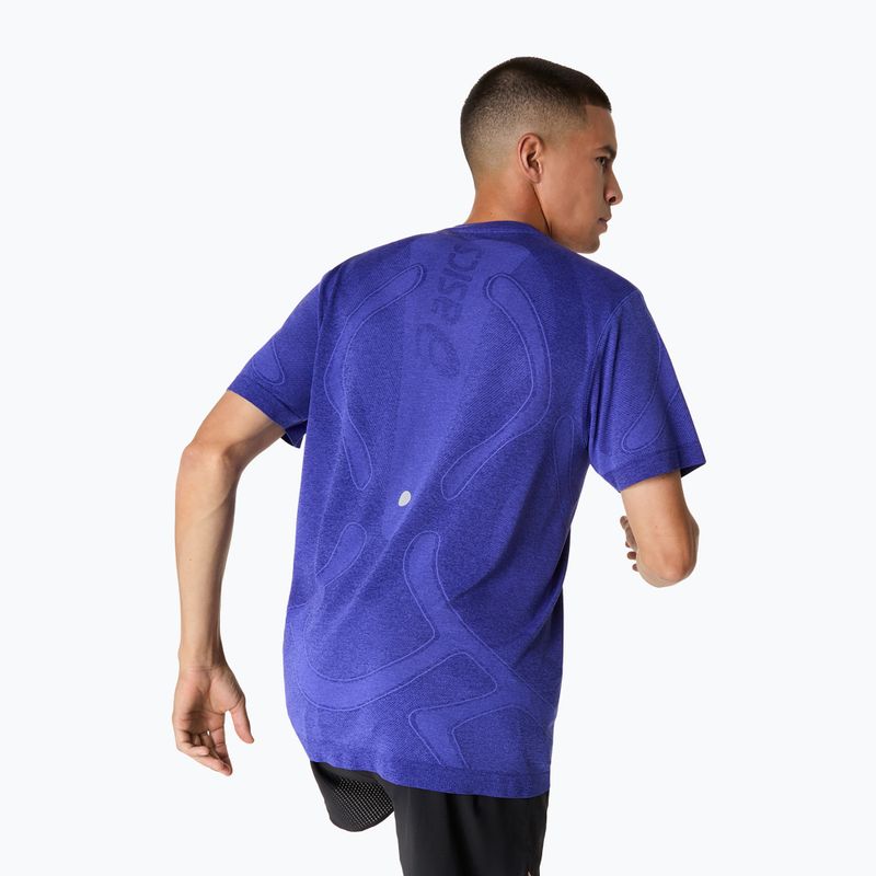 Vyriški bėgimo marškinėliai ilgomis rankovėmis ASICS Road Seamless LS cobalt burst/eggplant 7