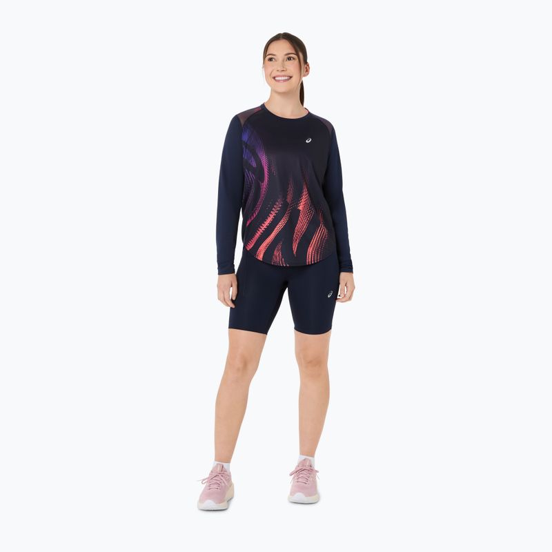 Moteriški bėgimo šortai ASICS Road High Waist 8IN Sprinter midnight 2