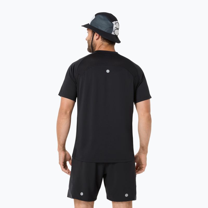 Vyriški bėgimo marškinėliai ASICS Road Fade SS performance black/cream 3