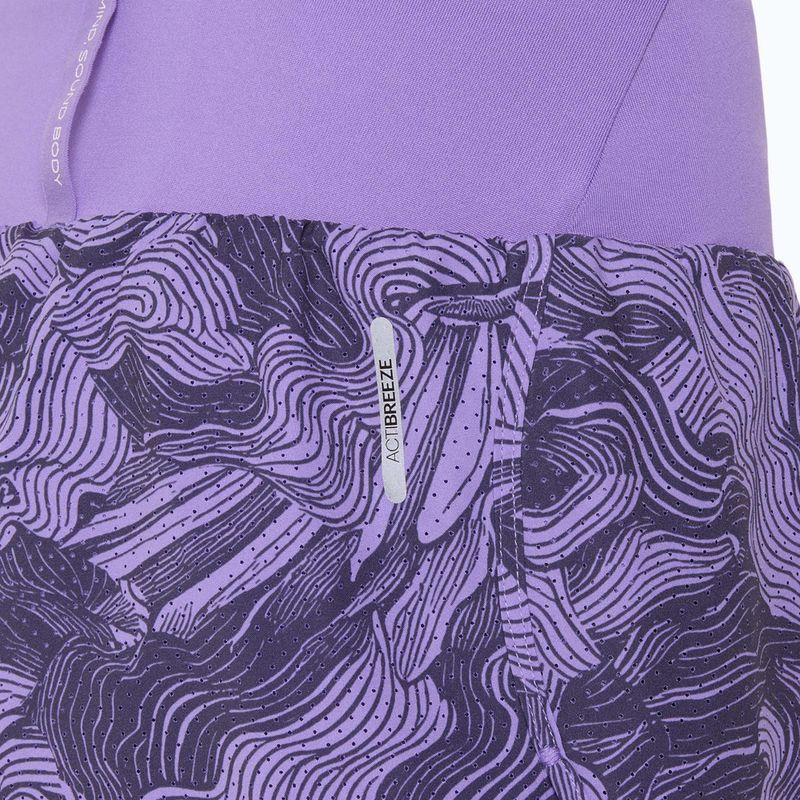 Moteriški bėgimo šortai ASICS Road All Over Print amethyst 8