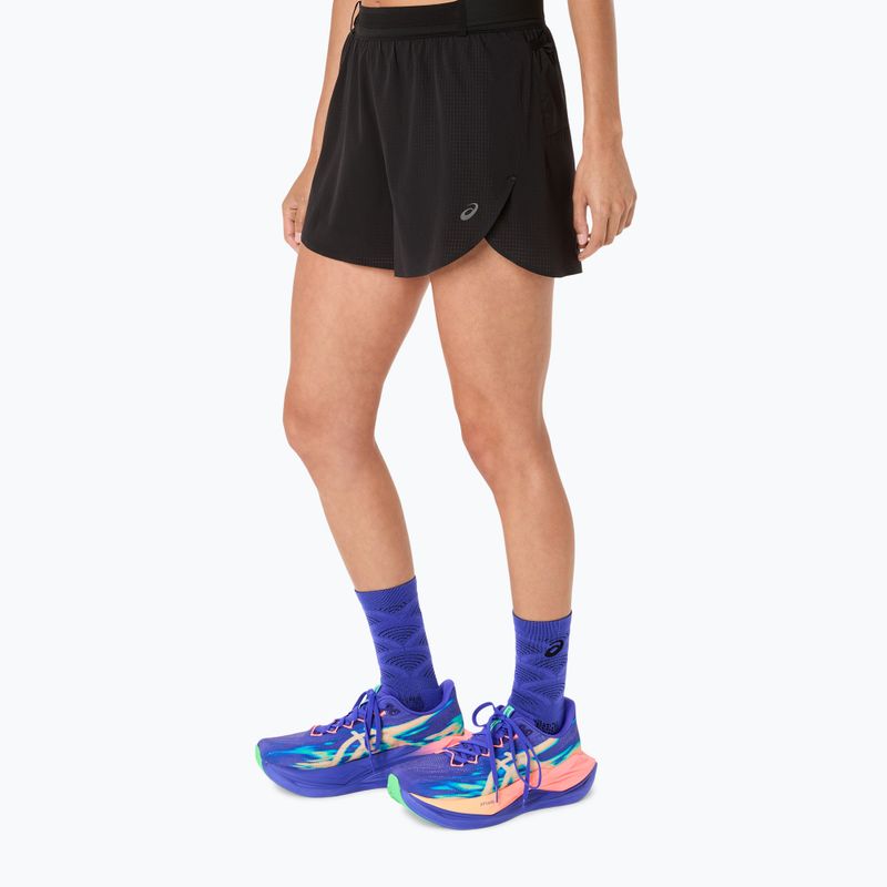 Moteriški bėgimo šortai ASICS Metarun Split performance black 4
