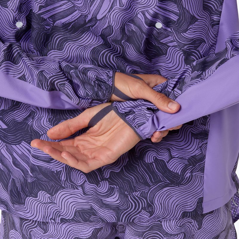 Moteriška bėgimo striukė ASICS Fujitrail Packable amethyst 10