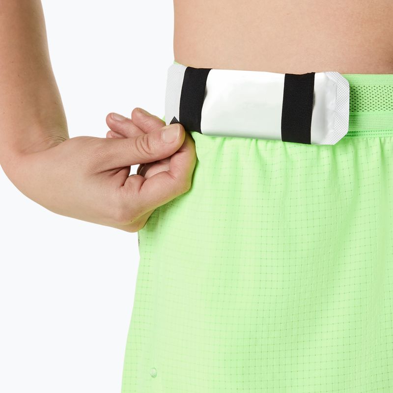 Moteriški bėgimo šortai ASICS Metarun Split illuminate green 10