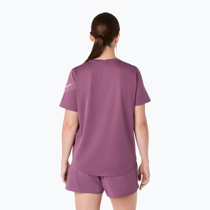 Moteriški bėgimo marškinėliai ASICS Icon SS velvet purple 3