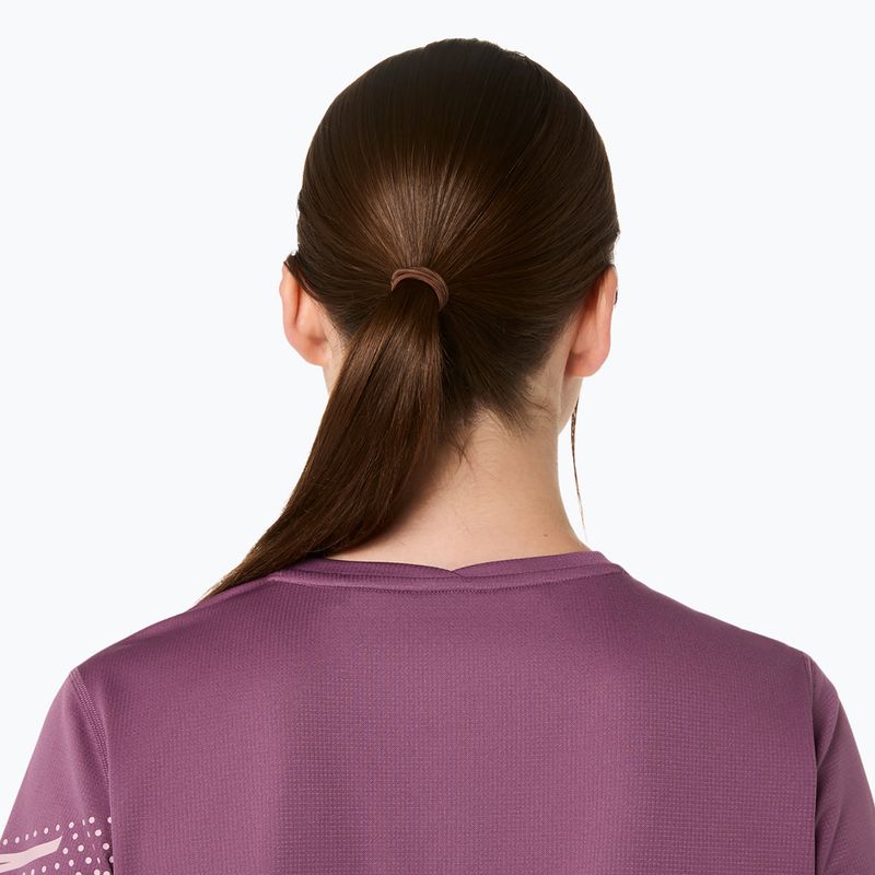 Moteriški bėgimo marškinėliai ASICS Icon SS velvet purple 6