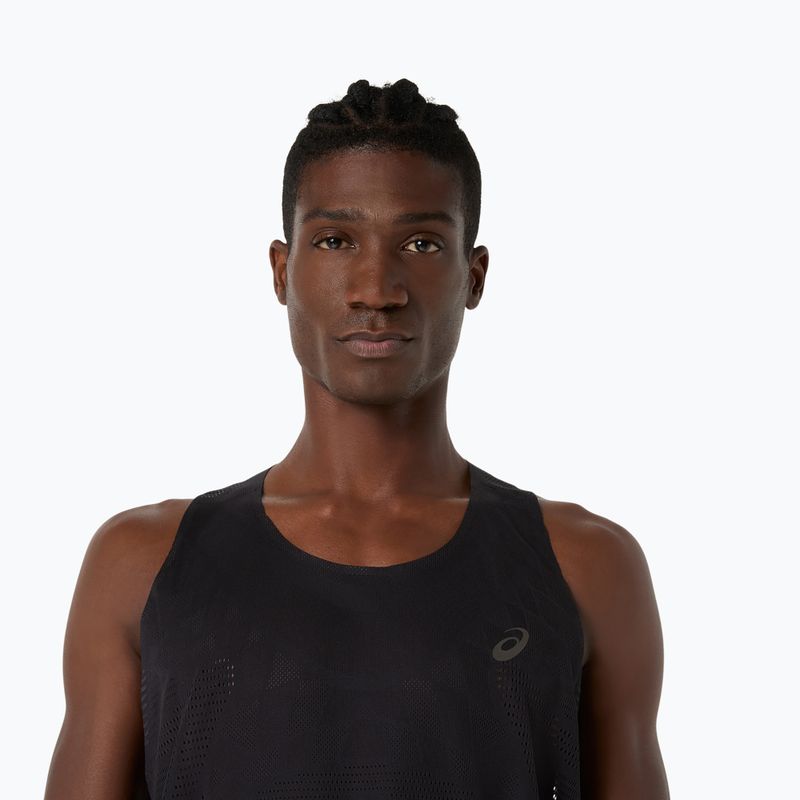 Vyriški bėgimo marškinėliai ASICS Metarun Singlet performance black 5