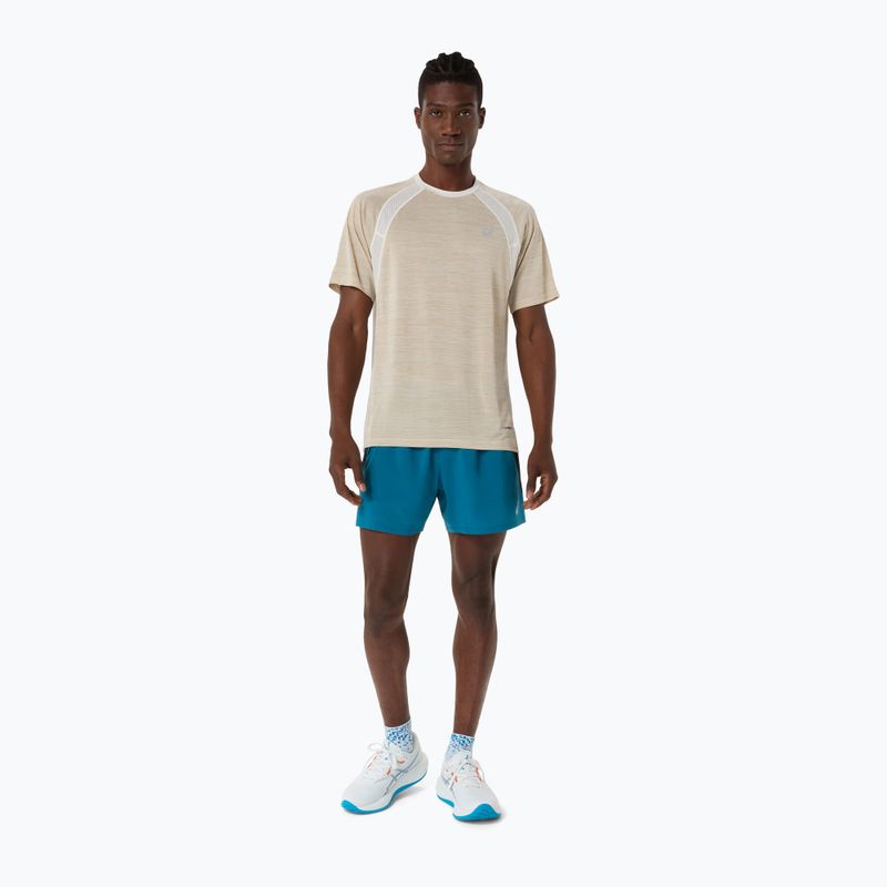 Vyriški bėgimo marškinėliai ASICS Road cream 2
